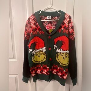 Christmas Grinch cardigan